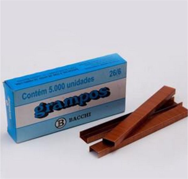 Grampo 26/06 Grampos Cobreado-0