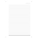 Miolo Caderno Pequeno Branco 140×200 mm-1375