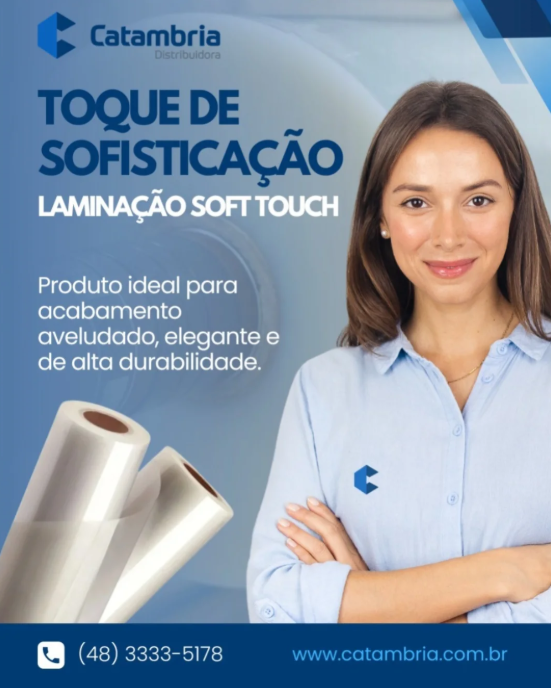 Laminação Soft Touch