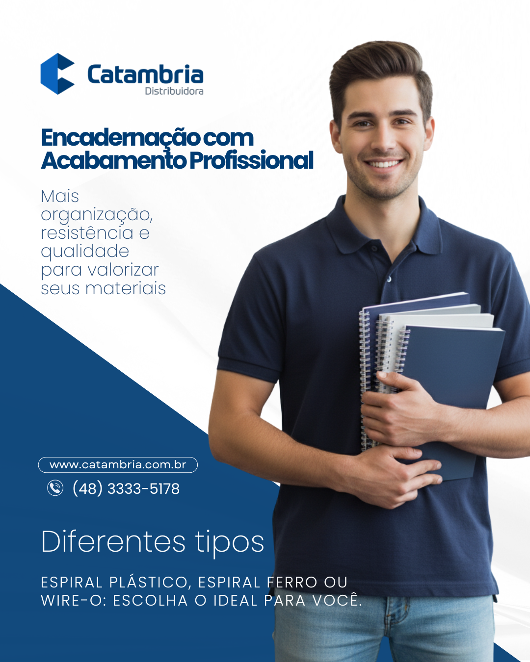 Encadernação com Acabamento Profissional