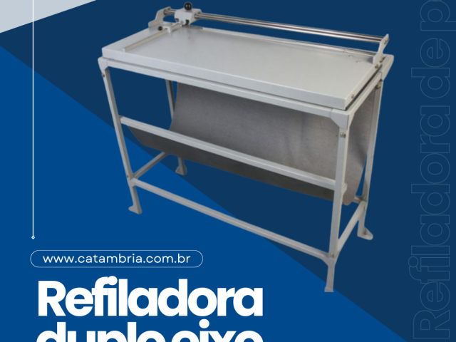 Refiladora duplo eixo