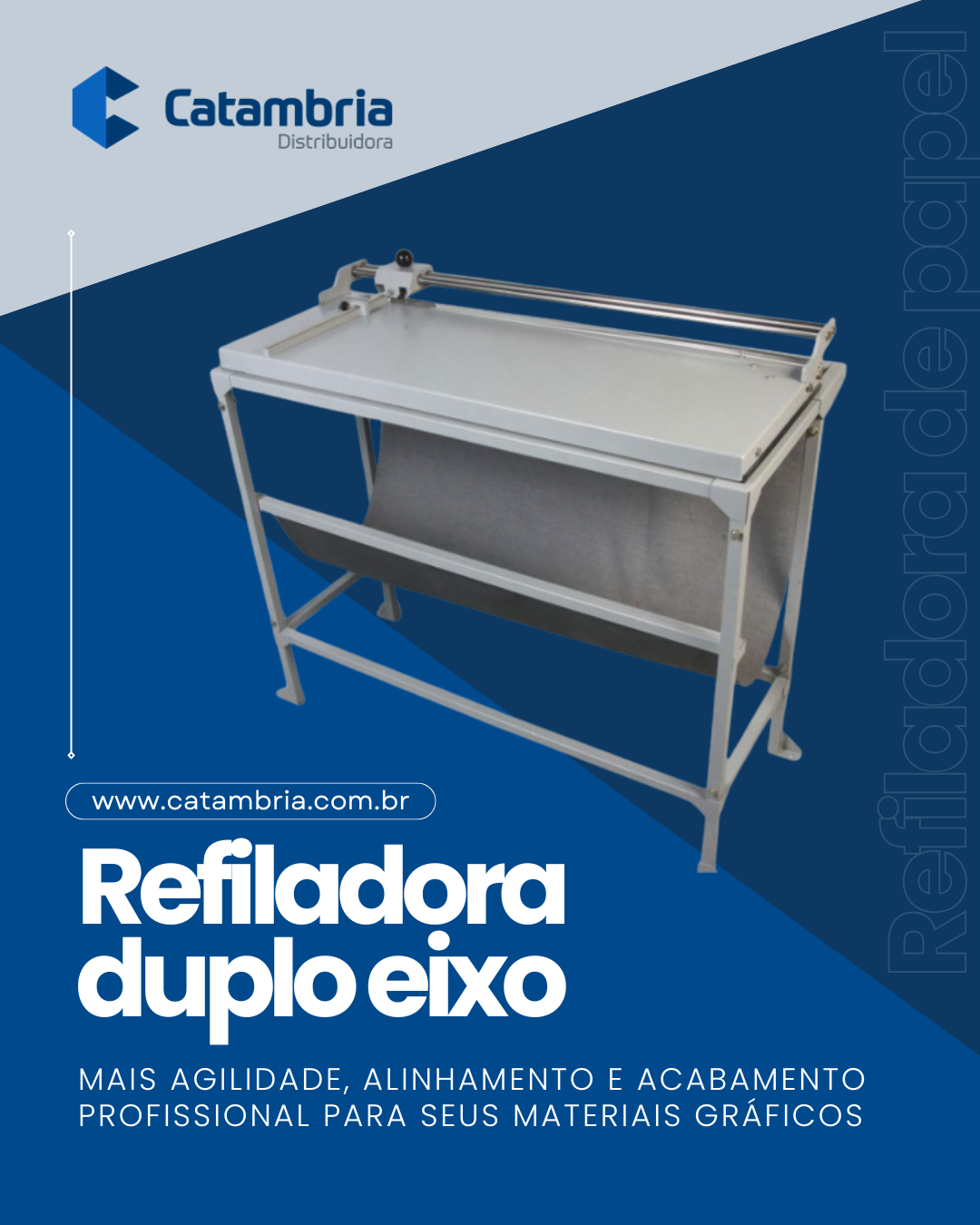 Refiladora duplo eixo