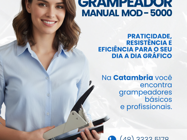 Grampeador Manual Mod 5000