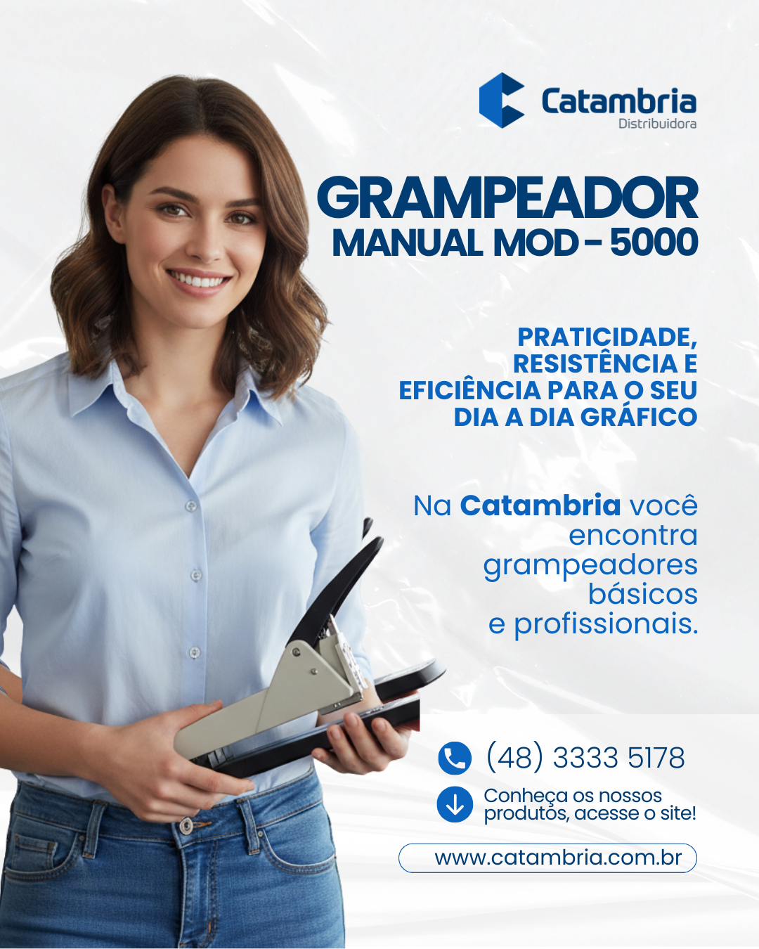 Grampeador Manual Mod 5000