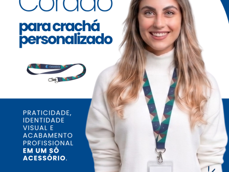 Cordão Personalizado para crachá