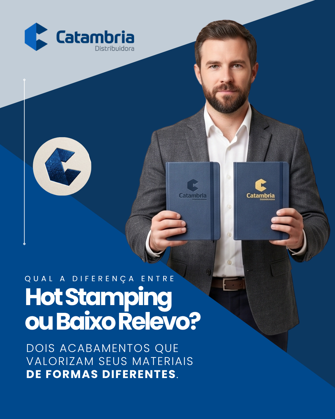 Hot Stamping ou Baixo Relevo?